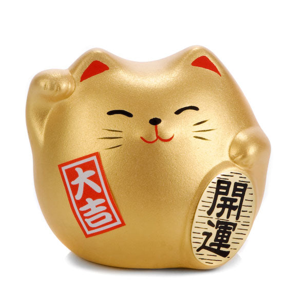 Złoty Manekineko Feng Shui S