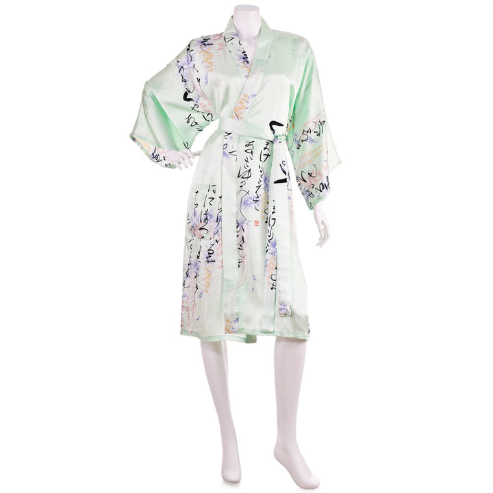 Krótkie Kimono Iroha z Jedwabiu