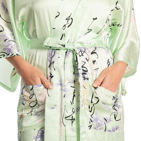 Jedwabne kimono Iroha