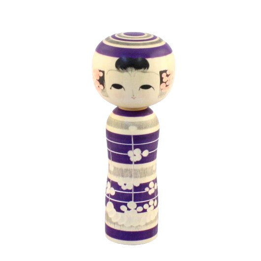 Kikuemaki Purple Kokeshi