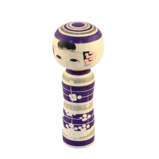 Kikuemaki Purple Kokeshi