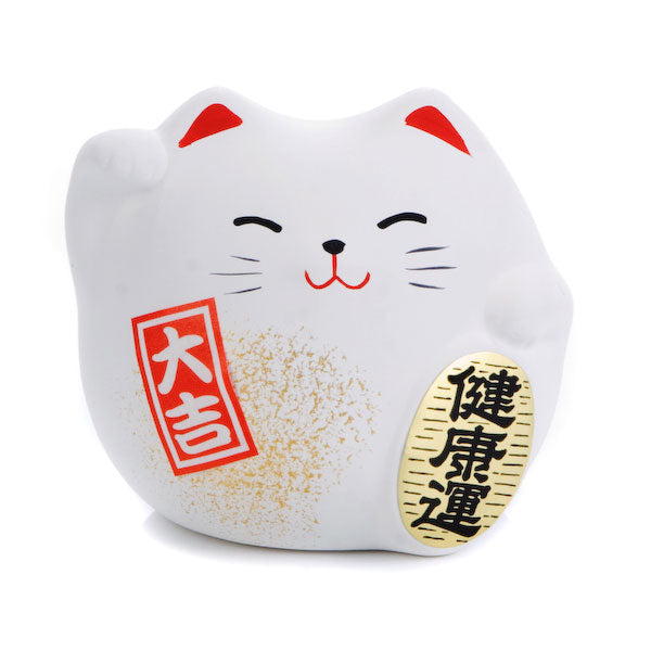Biały Manekineko Feng Shui S